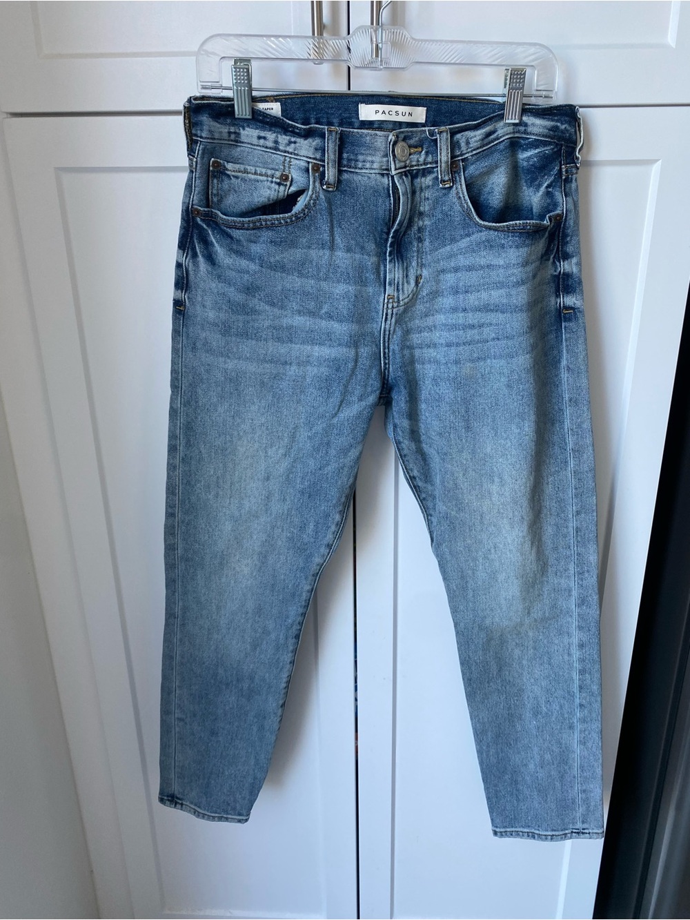 PacSun men’s slim taper jeans 31wx 30 light colored